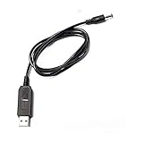 USB-DC変換ケーブル5V～12V 電圧ステップアップケーブル 5.5 * 2.1mm DCオス1M USB 12V 昇圧 ケーブル USB DC電源供給ケーブル DCプラグ 電源ケーブル USB→DC(外径5.5mm内径2.1mm) 5.5 * 2.1と5.5 * 2.5通用 5V To DC 12V (5V～12V)