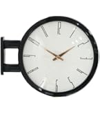 Amazon.co.jp: 両面掛け時計 両面時計 manbo double face wall clock