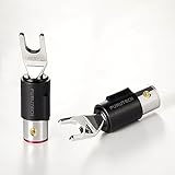 FURUTECH ADL ハイエンドグレード Yラグ端子 ロジウムメッキ仕様 4個1組 FT211R