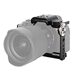 Niceyrig フルカメラケージ Sony A7M4 / A7IV / Alpha 7R Vに専用 アルミニウム合金 ハンドグリップ クイックリリース 超拡張性 Arri規格のネジ穴がある Arca規格プレートがあり -505