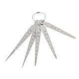 F Fityle 5本　ステンレス鋼　1-10ｍｍ　テーパーゲージ　