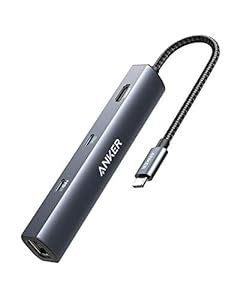 Anker PowerExpand 6-in-1 USB C PD イーサネット ハブ 65W PD 4K HDMIポート搭載