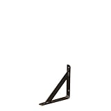 【黒皮鉄シリーズ】 棚受け金具 （ワックス仕上げ） Ｓサイズ