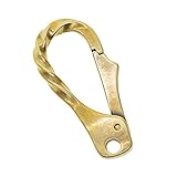 Perfeclan キーホルダー金具 ロブスタークラスプ カラビナ スイベルフック キーホルダー アクセサリーパーツ 真鍮
