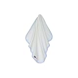 BonnBonn Baby Antimicrobial Wicking Burp Cloth/Tiny Blanket - Blue, 17 x 17 by BonnBonn Baby