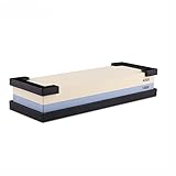 両面砥石 包丁砥石 #1000/#4000 家庭用砥石　 研ぎ専用　 仕上げ 中砥石 ハイグレードツール　 研磨砥石 専門 フシャープナーストーン ゴム台付き