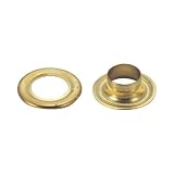 トラスコ中山/TRUSCO 両面ハトメ真鍮 10mm 20個入【P-THP-B10 (10MM20クミイリ)】(2583887) [その他]