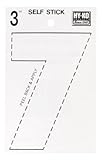 hy-koビニール番号7ホワイト自己粘着3 "