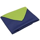 大判風呂敷 140cm 風呂敷 ちりめん 無地 リバーシブル ふろしき 140センチ 大判 大きい 特大 万能 ビックサイズ 超大判 着物 振袖 布団 包み (紺×緑, 140×140cm)