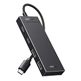 UGREEN USB-C ハブ 4ポート2xUSB-A+2xUSB-C USB3.2 Gen2 10Gbps高速データ転送 軽量 変換アダプター 4-in-1 Type-C 拡張ハブ 増設 MacBook Pro/Air 、 iMac、iPad Pro/iPad Air 、iPhone 15/15 Pro、 Galaxy S23/ S24などに対応（充電およびビデオ伝送には非対応）
