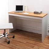 薄型 パソコンデスク ハイタイプ 奥行45 幅120 ナチュラル