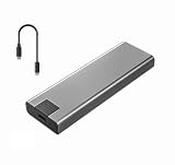 M.2 SSD ケース 【M.2 SATA/NGFF SSD 外付けケース】USB-C 3.1 Gen 2接続規格 2230/2242/2260/2280 (B-Key・M+B Key) SSD対応 UASP対応 6Gbps高速転送速度 ケーブル付属 アルミ素材 2TB容量対応 工具不要 耐衝撃 ssd 外付けケース 【NVME/PCIE非対応】 (2個)