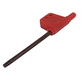 uxcell トルクレンチ　プラスチック　S2工具鋼　レッド　ブラウン　磁気　旗の形　53 X 3.5mm