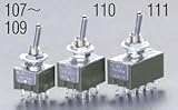 エスコ 2極双投 トグルスイッチ 125V 6A 6mm EA940DH-107