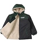 [クリフメイヤー] ひっくり パーカー アウター ジャケット リバーシブル ボア 子供服 ジュニア キッズ 男女兼用 140 チャコール