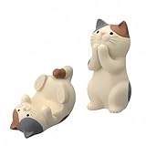 sonea 猫 グッズ 猫グッズ スマホスタンド メガネ置き メガネスタンド かわいい 雑貨 2個セット