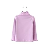 ［シューズラック］女の子　タートルネック　Tシャツ　ニット　トップス　1-4歳　ベビー服　長袖　春秋着　綿100％　着回し　子供服　チュニック　ラブリー　ガールズ　スプリング　プレゼント　キッズ衣装　