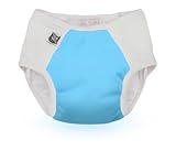 Super Undies Snap-On Potty Training Pant Size 1 (Medium), The Aquanaut (Light Blue) by Super Undies 