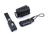 SOTAC GEAR 製 2P-KLESH タイプ フラッシュライト、B-9AK タイプ レール 、KV-1P タイプ リモートスイッチ セット【Black】