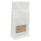 Stand UpクラフトペーパーフラットBottom Ziplockポーチホワイト板紙stand-up Resealable Smallアプライアンス部品アクセサリーDoypack withマットウィ