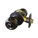 Design House 727180 Bay 6-Way Latch Privacy Door Knob, Oil Rubbed Bronze by Design House