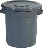 TRUSCO エレクター ラバーメイド ブルートバケツS グレー 9.5L 2963GRAY