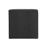 arne スツール 1人掛け チェアー ソファ 腰掛け 椅子 背もたれ無し Cube’s H66 ブラック ファブリック 布張り