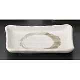 山下工芸 (Yamasita craft) 白結晶大文字 取皿 482-63-376