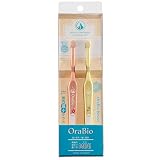 OraBio オーラバイオブラシ MINI 2本入[ 愛犬愛猫用歯ブラシ] 綿棒サイズ/国内最小クラス (ローズセット)