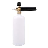 BEE&BLUE 洗車フォームガン 泡洗車 高発泡 高圧洗浄機 スノーフォームジェット 高圧洗浄ガン 洗車ボトル 調節可能なノズル 洗浄機アクセサリー 庭 ホース 用 洗車工具 洗車ガンクリーナー