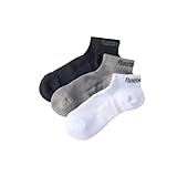 [グンゼ] 靴下 Reebok リーボック 〈3足組〉 アーチサポート 抗菌防臭 スニーカー丈 運動 キャンプ アウトドア Aアソ-ト 23~25cm