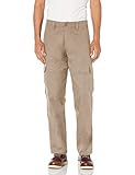 Dickies メンズ フレックスアクティブウエスト レギュラーフィット カーゴワークパンツ, Desert Sand V1, 34W x 34L