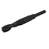 uxcell ドリルビット ストレートシャンク HSS 6542製 ブラック 電動ドリルツール 16.5mm