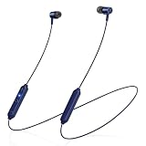 ワイヤレスイヤホン 【ネックバンドイヤホン革新モデル】 イヤホン bluetooth 5.4 20時間連続再生 収納便利 ネックバンドイヤホン 革新設計 凸構造ボタン 柔軟シリコン ノイズキャンセリング 急速充電 Type-C 超軽量14g 首掛け ブルートゥース Hi-Fi Bluetooth ネックバンド 自動ペアリング ハンズフリー通話 技適認証済（ネイビー）