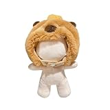 Etamo ぬい服 大きめ 動物 かぶりもの 約 20cm ぬいぐるみ コスチューム アニマル 着せ替え 服 帽子 推し活グッズ (カピバラ(みかん))