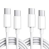 Ryo YXL USB C ケーブル 1m 2本セット タイプc PD対応 60W超急速充電 断線防止 高速データ転送 Type-C to Type-Cケーブル for iPhone16/15Pro/Plus/ProMax MacBook iPad Galaxy Sony 等 USB-C対応 ホワイト