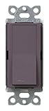Lutron SC-1PS-PL Diva 15-Amp, 120-Volt to 277-Volt Single-pole Switch in Plum [並行輸入品]