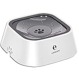 UPSKY 犬と猫のための犬のボウル犬の水のボウル無こぼれペットウォーターボウルスローウォーターフィーダードッグボウル無スリップペットウォーターディスペンサー35オンスフィーダーボウル