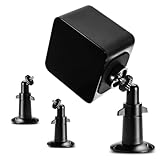 HTC Vive/Valve Index/Vive PROベースステーション用ウォールマウントブラケット ユニバーサルメタルウォールマウント 1/4スクリューミニブラケット VRリフトセンサー用 (タイプB-両面接着剤とウォールネイル) 2個パック