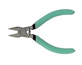 Xcelite S1415NJS Tapered Relieved Head Diagonal Cutter, Flush Jaw, 5" Length, 49/64" Jaw length, Gre
