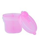 （inkint）フォーミュラディスペンサー 1間仕切り90ml 大容量 コンパクトフルーツ クッキー収容もできる ピンク