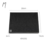 日本製 岡製作所 木目調 ゴム板 打ち台 敷板 レザークラフト工具 中/M 150mm×200mm×30mm