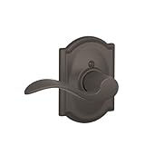 Schlage F170 ACC 613 CAM LH Camelot Collection Left Hand Accent Decorative Trim Lever, Oil Rubbed Br