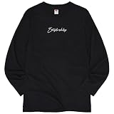 [ヨシダユウ] プリントTシャツ 長袖 春夏秋 Tシャツ クルーネック シンプル カジュアル