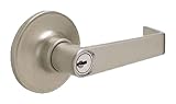Dexter by Schlage J54MAR619 Marin Keyed Entry Lever, Satin Nickel by Schlage Lock Company