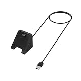 kwmobile Garmin vivoactive 5 / Instinct 2X / Fenix 8/7対応 充電器 - スマートウォッチ スマートバンド 充電スタンド 黒色