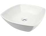 MR Direct V1802-B Bisque Porcelain Vessel Lavatory Sink [並行輸入品]