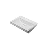 カクダイ コルポーゾ 角型洗面器 1ホール 493-070-750