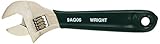Wright Tool 9AG06 15/16 Max Capacity Cushion Grip Adjustable Wrench with Cobalt Finish, 6 by Wright 