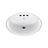 American Standard 0476.028020 White Aqualyn Lavatory [並行輸入品]